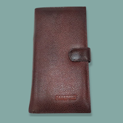 Starco Genuine Leather Travel Passport Cover -5